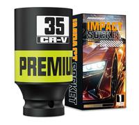 Aurlloct Llaves de Vaso de Impacto 1/2", 35mm Vasos de Impacto, Ferramentas Auto para Reparación de Coches Cambio de Neumáticos