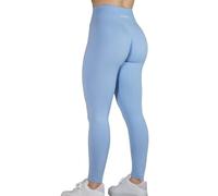 AUROLA Dream Collection - Leggings de Entrenamiento para Mujer, Cintura Alta, sin Costuras, para Correr, Gimnasio, Fitness, Mallas Deportivas, Azul Serenidad, Medium