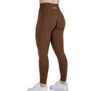 AUROLA Dream Collection - Leggings de Entrenamiento para Mujer, Cintura Alta, sin Costuras, para Correr, Gimnasio, Fitness, Mallas Deportivas, Capuccino, Medium