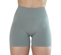 AUROLA Dream Collection - Pantalones Cortos de Entrenamiento para Mujer, Cintura Alta, Pantalones Cortos Deportivos sin Costuras, Ultimate Gray, M