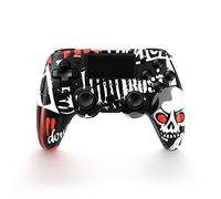 AUROLYNNEl controlador inalámbrico del PS-4 Gamepad es compatible con el PS-4 / Slim/Pro/pc, con batería de 1000mah con altavoz de impacto de doble vibración/sensor de movimiento de seis ejes