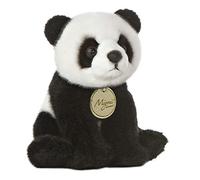 Aurora, 10821, MiYoni Panda, 19cm, Peluche, Blanco y Negro