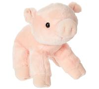 Aurora World-Animal Aurora, 12767, Mini Flopsies Percy el Cerdo, 20 cm, Peluche, Rosa, Color Pink