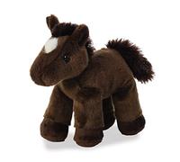 Aurora, 16486, Mini Flopsies Chestnut The Horse 20 cm, Peluche, Marrón