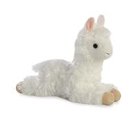 Aurora, 31767, Mini Flopsies Alpaca, 20 cm, Peluche, Blanco