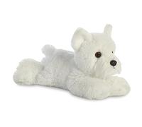Aurora World Aurora, 31768, Perro Westie Mini Flopsies, 20 cm, Felpa, Blanco, Color