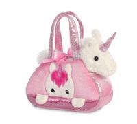 Aurora 32795 - Bolso Fancy Pal Peek-a-Boo para mascotas, unicornio, 21 cm, rosa