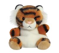 Aurora, 33524, Palm Pals Indy Tiger, 5 pulgadas, juguete suave, naranja y negro