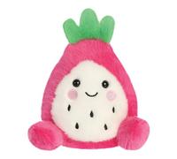 AURORA, 33871, Palm Pals Rhys Dragon Fruit, 13 cm, juguete suave, rosa y blanco