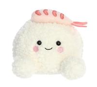 AURORA 33872, Palm Pals EBI Shrimp Sushi 5in, Peluche, Blanco y Rosa