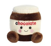 AURORA, 33937 - Crema de chocolate sedoso Palm Pals, 13 cm, juguete suave, blanco y marrón