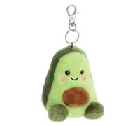 AURORA 34053, Palm Pals Airy Aguacate Clip-On, 10 cm, juguete suave, verde y marrón