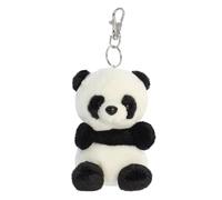 AURORA 34057, Palm Pals Bambú Panda Clip-On, 10cm, Juguete blando, Blanco y Negro
