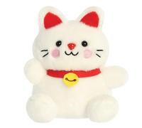 AURORA 34170 Palm Pals Kota Lucky Cat - Peluche (13 cm), color blanco