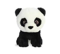 Aurora, 35070, Eco Nation Mini Panda,13cm, Peluche, Negro & Blanco