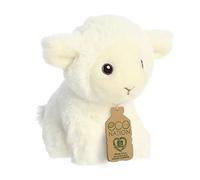 Aurora, 35073, Eco Nation Mini Cordero, 13cm, Peluche, Blanco