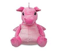 Aurora, 61250, Sparkle Tales, Dahlia dragón 2en1 cojín, 33cm, Peluche, Morado/Rosa