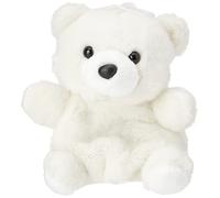 Aurora, 61355, Palm Pals Oso Polar Nevado, 13cm,Juguete Blando, Blanco