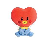 Aurora, 61481, BT21 Official Merchandise, Bebé Sentado Tata, 13cm,Azul/Rojo