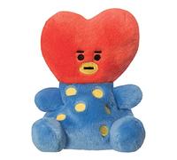 Aurora World-Aurora, 61506, BT21 Tata Palm PAL, 13cm, Peluche ecológico, Rojo y Azul, Color Red & Blue