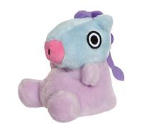Aurora, 61508, BT21 MANG Palm PAL, 13cm, Peluche ecológico, Morado y Azul