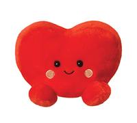 Aurora, 61513, Palm Pals Amore corazón, 13cm, Peluche ecológico, Rojo