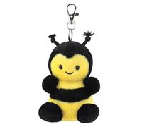 AURORA 61639, Palm Pals Queeny Bee Clip-On, 10 cm, juguete suave, negro y amarillo