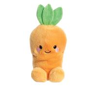 Aurora, 82054, Palm Pals Alegre Zanahoria, 13cm, Peluche ecológico, Naranja
