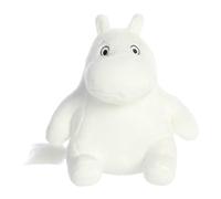 Aurora Adorable animal de peluche Moomin, compañero irresistible, juego sin fin, blanco, 8 pulgadas