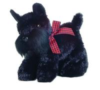 AURORA® Adorable Mini Flopsie™ Scotty™ - Animal de Peluche, Facilidad para Jugar, compañeros intemporales, Color Negro, 8 Pulgadas