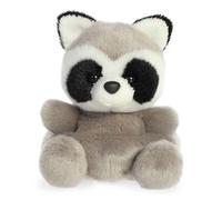 Aurora Adorable Palm Pals Rascal Raccoon Animal de peluche, divertido peluche coleccionable para niños y adultos coleccionistas, perfecto para decorar habitaciones y regalos de cumpleaños, gris, 5