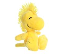 Aurora® Adorable Peanuts® Floppy Woodstock Animal de peluche, juguetes con licencia oficial para todos los fans de Snoopy, regalo nostálgico para adultos y celebraciones de cumpleaños, 9 pulgadas