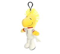 Aurora® Adorable Peanuts® Spacesuit Woodstock Clip-On - Juguetes con licencia oficial para todos los fans de Snoopy - Regalo nostálgico para adultos y celebraciones de cumpleaños - Blanco 6.5 pulgadas
