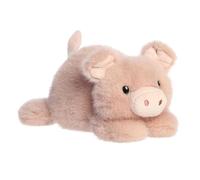 Aurora Adorable Rumplers Perrine Pig - Animal de peluche, personajes flexibles para abrazar reconfortantes, perfecto para cumpleaños, adultos y niños de todas las edades, rosa, 10 pulgadas