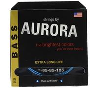 Aurora auraq45 - 105 Premium Color bajo de 5 cuerdas, Aqua, 45 - 105