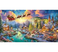 Aurora Boreal Puzzle de 1000 Piezas de Papel Reciclado - Actividad Familiar & Regalo Divertido Idea Adultos 75x50/1000pcs