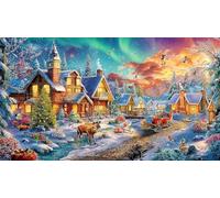Aurora Boreal Puzzle de 1000 Piezas para Adultos - Juego Extremadamente diFícil & Estimulante Idea 38x52/1000pcs