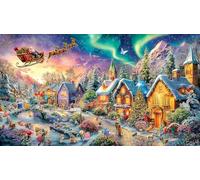Aurora Boreal Puzzle para Adultos de 1000 Piezas - Juego diFícil & Estimulante Actividad para casa Regalo 38x26/1000pcs