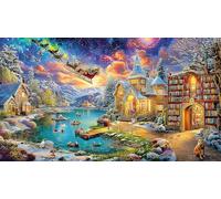 Aurora Boreal Rompecabezas de 1000 Piezas para Adultos - Cartón Reciclado para Decoración 38x52cm/1000pcs