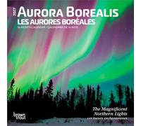 Aurora Borealis 2027 7 X 14 Inch (Hanging) Monthly Mini Wall Calendar English/French Bilingual