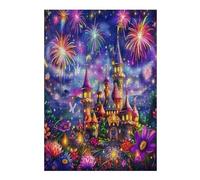 Aurora Castillo Mágicos Puzzle 300 Piezas Obra De Arte 3D Rompecabezas para Hombres Y Mujeres Desafío Intelectual Estera Portátil DIY Moderno 300 PCS