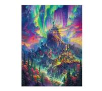 Aurora Castillo Mágicos Puzzle 500 Piezas Aliviar Estrés 3D Rompecabezas Familiar para Hombres Y Mujeres Obra De Arte Decorativo Hogar 500 PCS