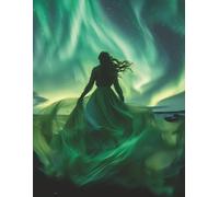 Aurora Dreams Notebook: Beautiful cover work of aurora night sky and the dreams beyond, notebook, 100 pages, 8.5x11 inches, great for school, journaling or a perfect gift