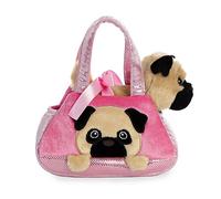 Aurora Juguete Peluche F.Pals' Fp Bolso Rosa Pug 21Cm