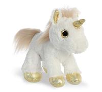 Aurora Juguete Peluche Sparkle Tales' St Unicornio Blanco Y Dorado 31Cm
