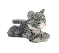 Aurora World Mini Flopsies Lily the Grey Tabby — colores blanco y rosa (31713)