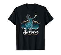 Aurora New York USA Elk Mountains - Recuerdo de Vacaciones Camiseta