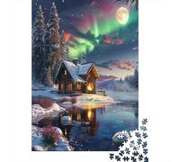 Aurora Noruega Puzzle 1000 Piezas, Puzzle para Adultos, Rompecabezas De Calidad, Puzzles Adultos para Amantes O Amigos Rompecabezas Imposable 1000pcs (75x50cm)