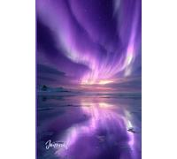 Aurora Ocean Light Journal: A Peaceful Space for Reflection and Creativity: A Magical Notebook Featuring a Realistic Aurora Borealis Sky Over the ... Perfect for Reflection, Writing, and Creative