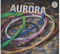 Aurora Premium cuerdas para ukelele, color rojo